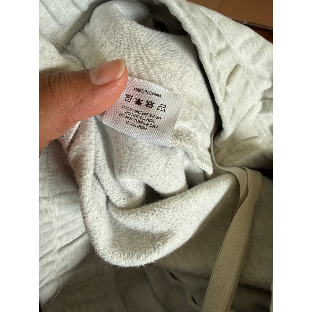 Buff Bunny Women's Threads Drawstring Jogger Sweatpants Heather Grey Size Small - Picture 7 of 7